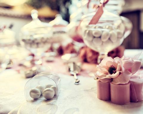 Confetti and candies