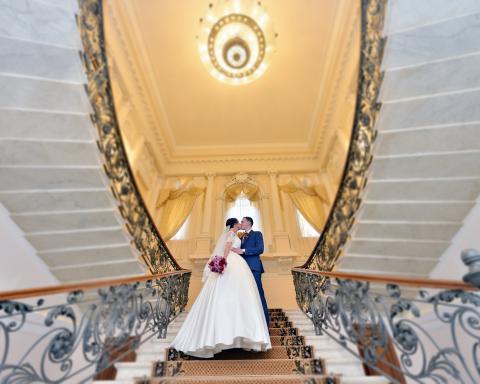 Formal and informal wedding